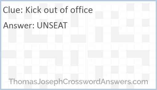 Kick out of office Answer