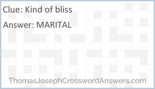 Kind of bliss Answer
