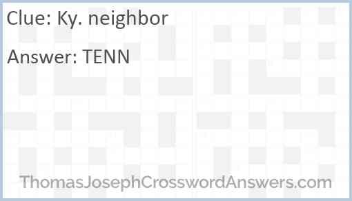 Ky. neighbor Answer