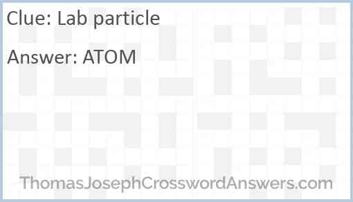 Lab particle Answer
