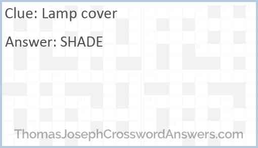 Lamp cover Answer