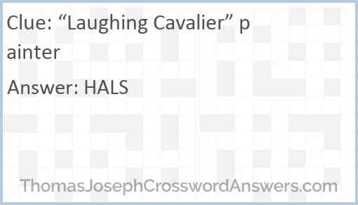 “Laughing Cavalier” painter Answer