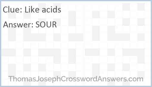 Like acids Answer