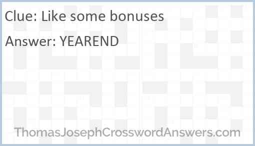 Like some bonuses Answer