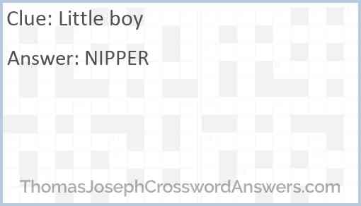 Little boy Answer