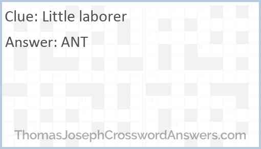 Little laborer Answer