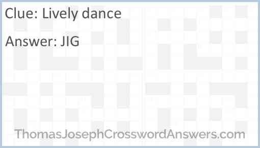 Lively dance Answer