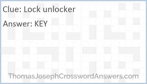 Lock unlocker Answer