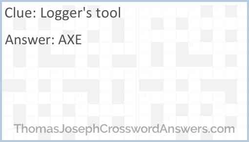 Logger’s tool Answer