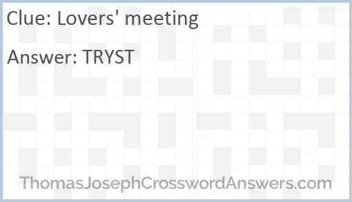Lovers' meeting Answer