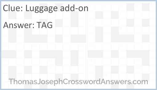 Luggage add-on Answer