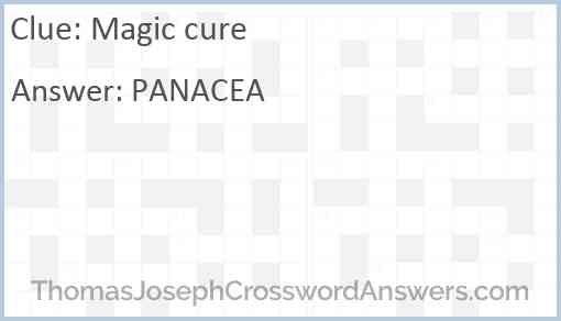 Magic cure Answer