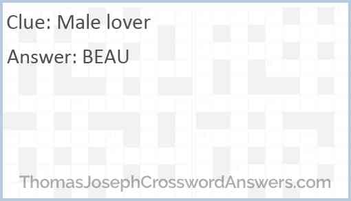 Male lover Answer