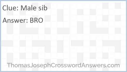 Male sib Answer