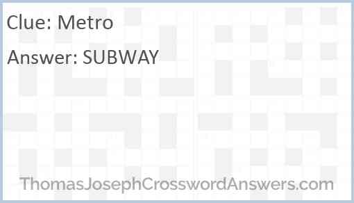 Metro Answer