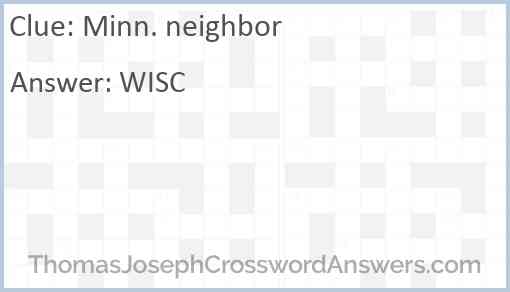 Minn. neighbor Answer