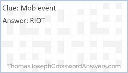 Mob event Answer