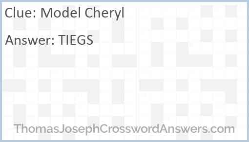 Model Cheryl Answer