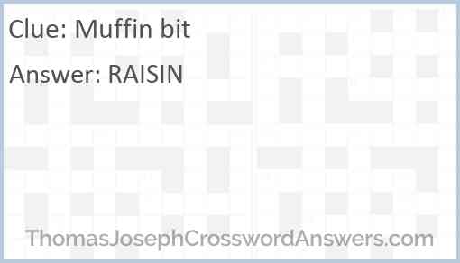 Muffin bit Answer