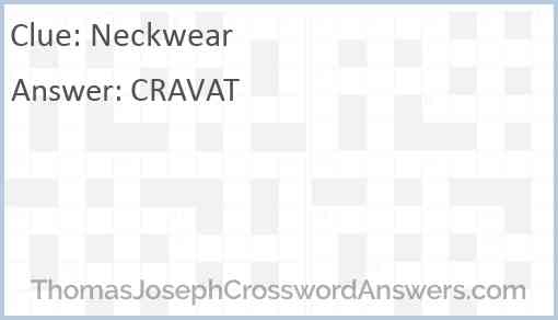 Neckwear Answer