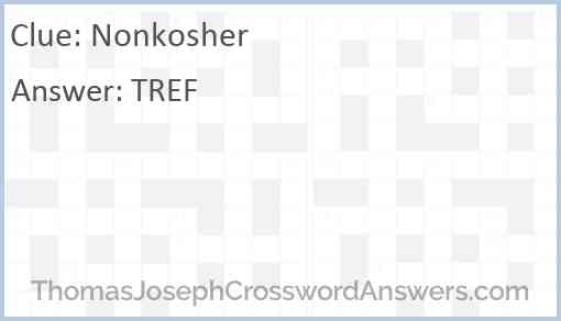 Nonkosher Answer