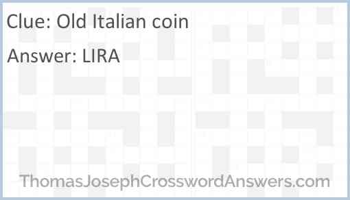 Old Italian coin Answer
