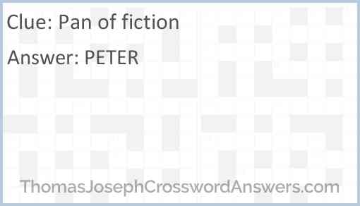 Pan of fiction Answer