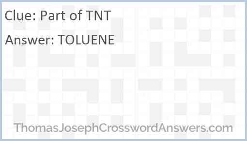 Part of TNT Answer