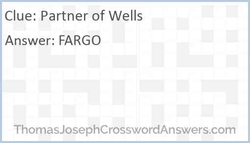 Partner of Wells Answer