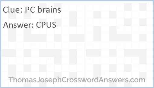 PC brains Answer