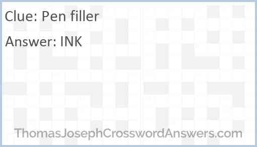 Pen filler Answer