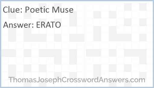 Poetic Muse Answer