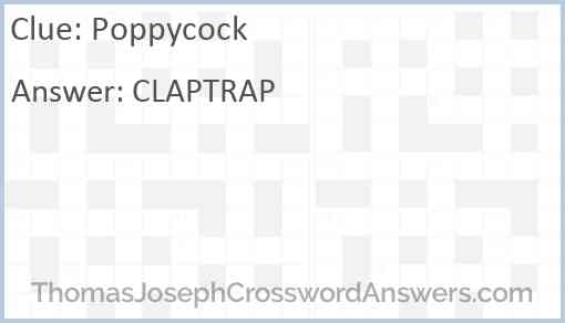 Poppycock Answer