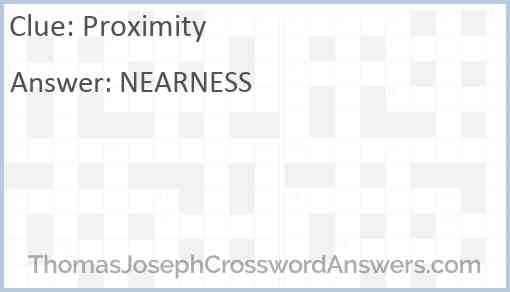 Proximity Answer