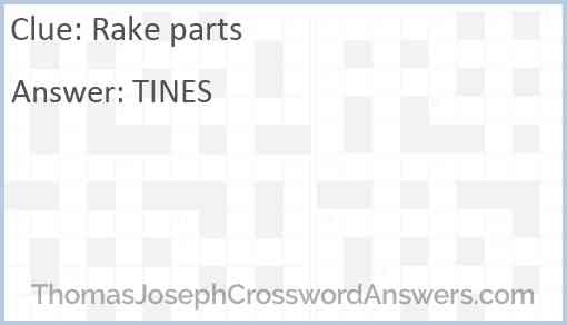 Rake parts Answer