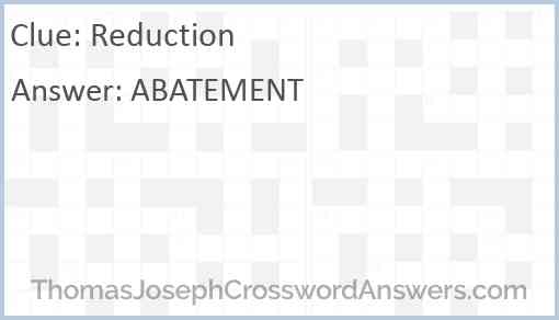 Reduction Answer
