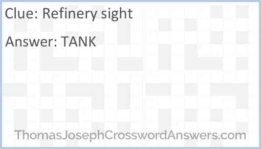 Refinery sight Answer