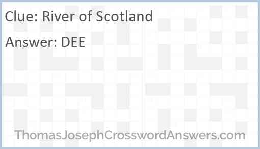 River of Scotland Answer