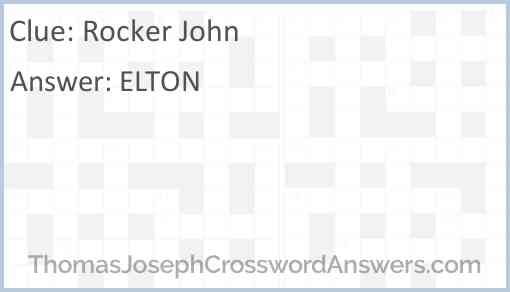 Rocker John Answer