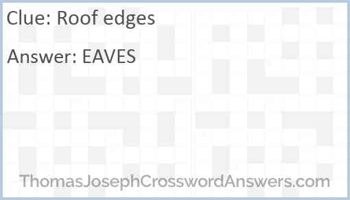 Roof edges Answer