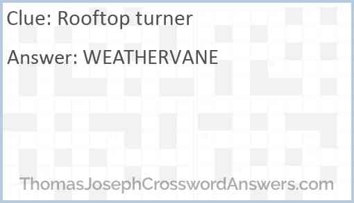 Rooftop turner Answer