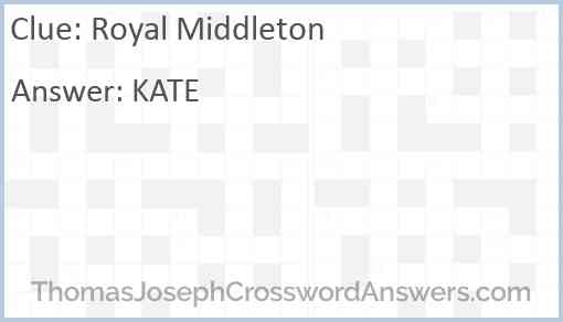Royal Middleton Answer