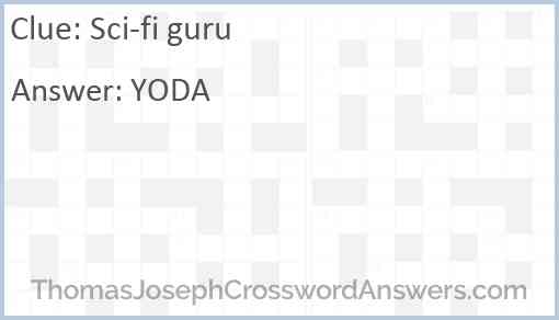 Sci-fi guru Answer