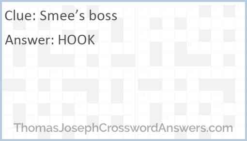 Smee’s boss Answer