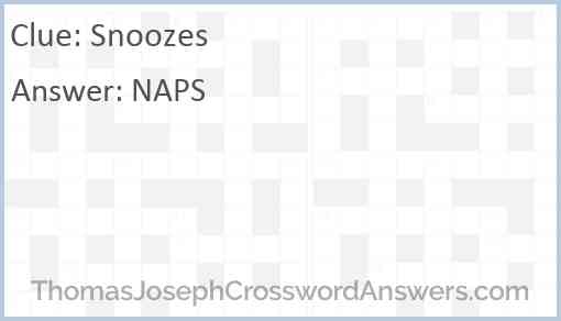 Snoozes Answer