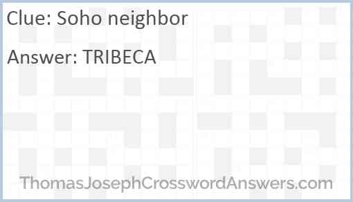 Soho neighbor Answer