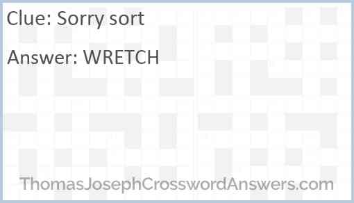 Sorry sort Answer