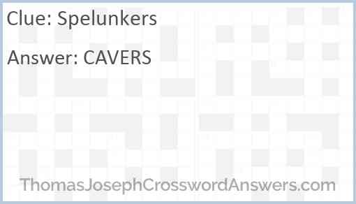 Spelunkers Answer