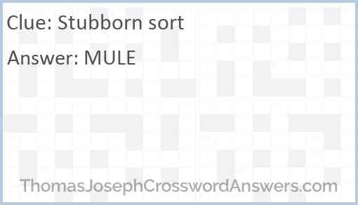 Stubborn sort Answer