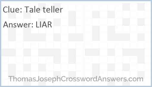 Tale teller Answer